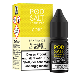Pod Salt Core - Banana Ice - 10 ml Nikotinsalz Liquid