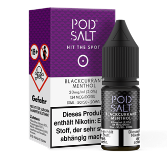 Pod Salt Core - Blackcurrant Menthol - 10 ml Nikotinsalz Liquid