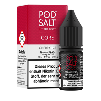 Pod Salt Core - Cherry Ice - 10 ml Nikotinsalz Liquid