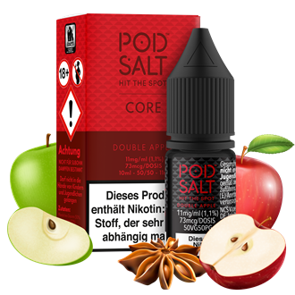 Pod Salt Core - Double Apple - 10 ml Nikotinsalz Liquid