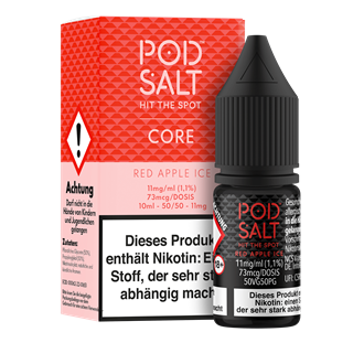 Pod Salt Core - Red Apple Ice - 10 ml Nikotinsalz Liquid