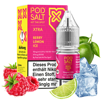 Pod Salt Xtra - Berry Lemon Ice - 10 ml Nikotinsalz Liquid