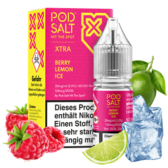 Pod Salt Xtra - Berry Lemon Ice - 10 ml Nikotinsalz Liquid