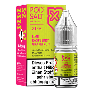 Pod Salt Xtra - Lime Raspberry Grapefruit - 10 ml Nikotinsalz Liquid
