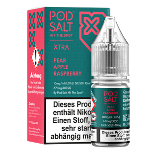 Pod Salt Xtra - Pear Apple Raspberry - 10 ml Nikotinsalz Liquid
