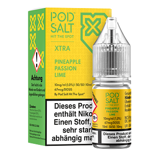 Pod Salt Xtra - Pineapple Passion Lime - 10 ml Nikotinsalz Liquid