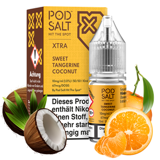 Pod Salt Xtra - Sweet Tangerine Coconut - 10 ml Nikotinsalz Liquid