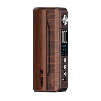 BA-Ware Voopoo Drag M100S Box Mod - Akkutrger - 1Col_Voopoo Antique Brass / Padauk
