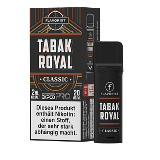 eXvape EXPOD Pro - Flavorist - Tabak Royal Classic Pod - 1er Pack