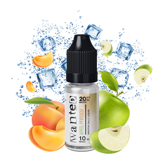 Wanted - Apfel Pfirsich - 10 ml Nikotinsalz Liquid
