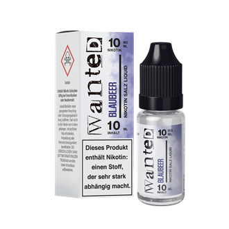 Wanted - Blaubeer - 10 ml Nikotinsalz Liquid