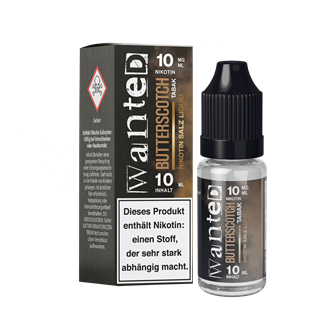 Wanted - Butterscotch Tabak - 10 ml Nikotinsalz Liquid