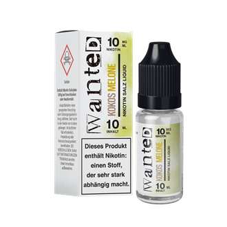 Wanted - Kokos Melone - 10 ml Nikotinsalz Liquid