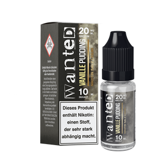 Wanted - Vanillepudding - 10 ml Nikotinsalz Liquid