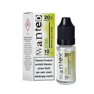 Wanted - Zitrus - 10 ml Nikotinsalz Liquid
