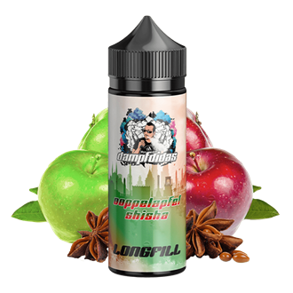 Dampfdidas Aroma - Doppelapfel Shisha - 10 ml Longfill