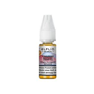 ELF Bar Elfliq - Strawberry Raspberry Cherry Ice - 10 ml - Nikotinsalz