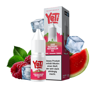 YeTi Summit - Sour Raspberry Watermelon Ice - 10 ml Overdozed Nikotinsalz Liquid