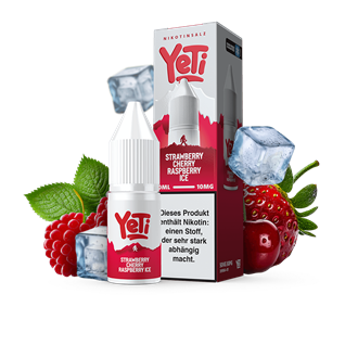 YeTi Summit - Strawberry Cherry Raspberry Ice - 10 ml Overdozed Nikotinsalz Liquid