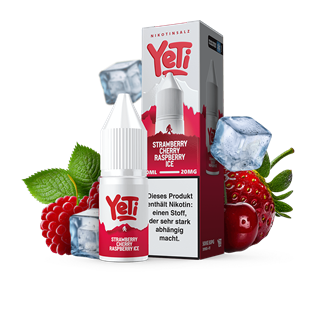 YeTi Summit - Strawberry Cherry Raspberry Ice - 10 ml Overdozed Nikotinsalz Liquid