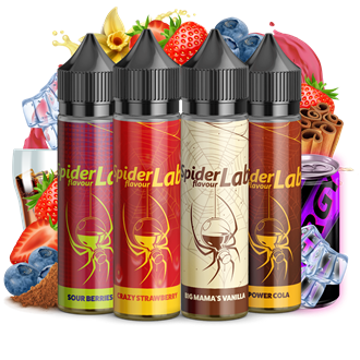 Spider Lab Bundle 1 - Longfill Aroma - 4er Pack