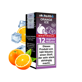 nikoliquids Orange Ice 50/50 - 10 ml Nikotinsalz-Liquid