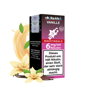 nikoliquids Vanille 50/50 - 10 ml Nikotinsalz-Liquid