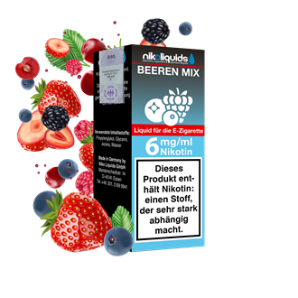 nikoliquids Beeren Mix 70/30 - 10 ml E-Liquid