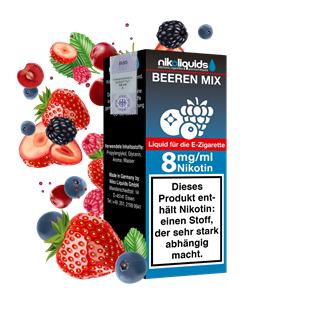 nikoliquids Beeren Mix 70/30 - 10 ml E-Liquid