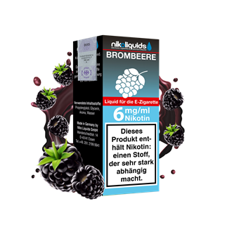 nikoliquids Brombeere 70/30 - 10 ml E-Liquid