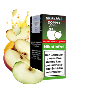 nikoliquids Doppel Apfel 70/30 - 10 ml E-Liquid