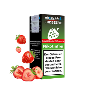 nikoliquids Erdbeere 70/30 - 10 ml E-Liquid