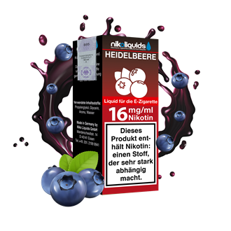 nikoliquids Heidelbeere 70/30 - 10 ml E-Liquid