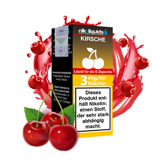 nikoliquids Kirsche 70/30 - 10 ml E-Liquid