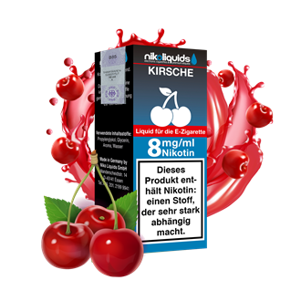 nikoliquids Kirsche 70/30 - 10 ml E-Liquid