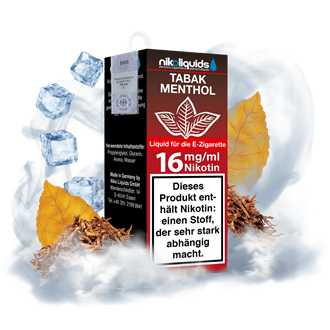 nikoliquids Tabak Menthol 70/30 - 10 ml E-Liquid