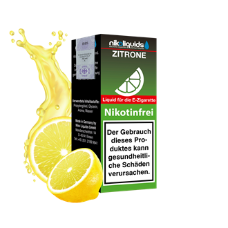 nikoliquids Zitrone 70/30 - 10 ml E-Liquid