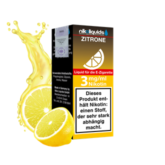 nikoliquids Zitrone 70/30 - 10 ml E-Liquid
