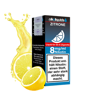 nikoliquids Zitrone 70/30 - 10 ml E-Liquid