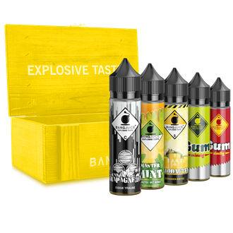 Bang Juice Bundle - Longfill Aroma - 5er Pack inkl. Holzkiste
