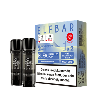 ELF Bar ELFA - Blackberry Lemon Pod - 2er Pack