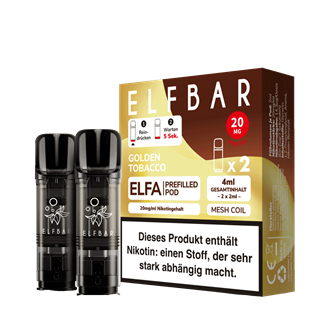 ELF Bar ELFA - Golden Tobacco Pod - 2er Pack