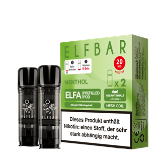 ELF Bar ELFA - Menthol Pod - 2er Pack