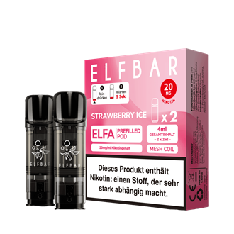 ELF Bar ELFA - Strawberry Ice Pod - 2er Pack