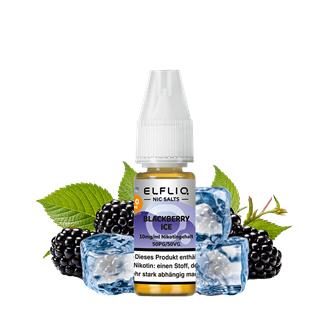 ELF Bar Elfliq - Blackberry Ice - 10 ml Nikotinsalz Liquid