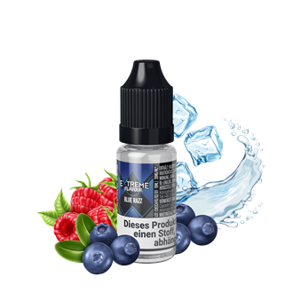 Extreme Flavour - Blue Razz - 10 ml Hybrid-Nikotinsalz Liquid