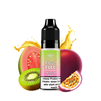Dinner Lady Fruit Full - Kiwi Passion Guava - 10 ml Nikotinsalz Liquid
