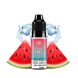 Dinner Lady Fruit Full - Watermelon Ice - 10 ml Nikotinsalz Liquids