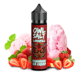 OWL Salt Aroma - Strawberry Ice Cream - 10 ml Longfill
