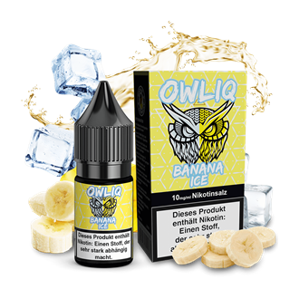 OWLIQ - Banana Ice - 10 ml Nikotinsalz Liquid